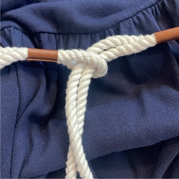 Ralph Lauren Blue and White Pleated Sundress - Picture 6 of 6